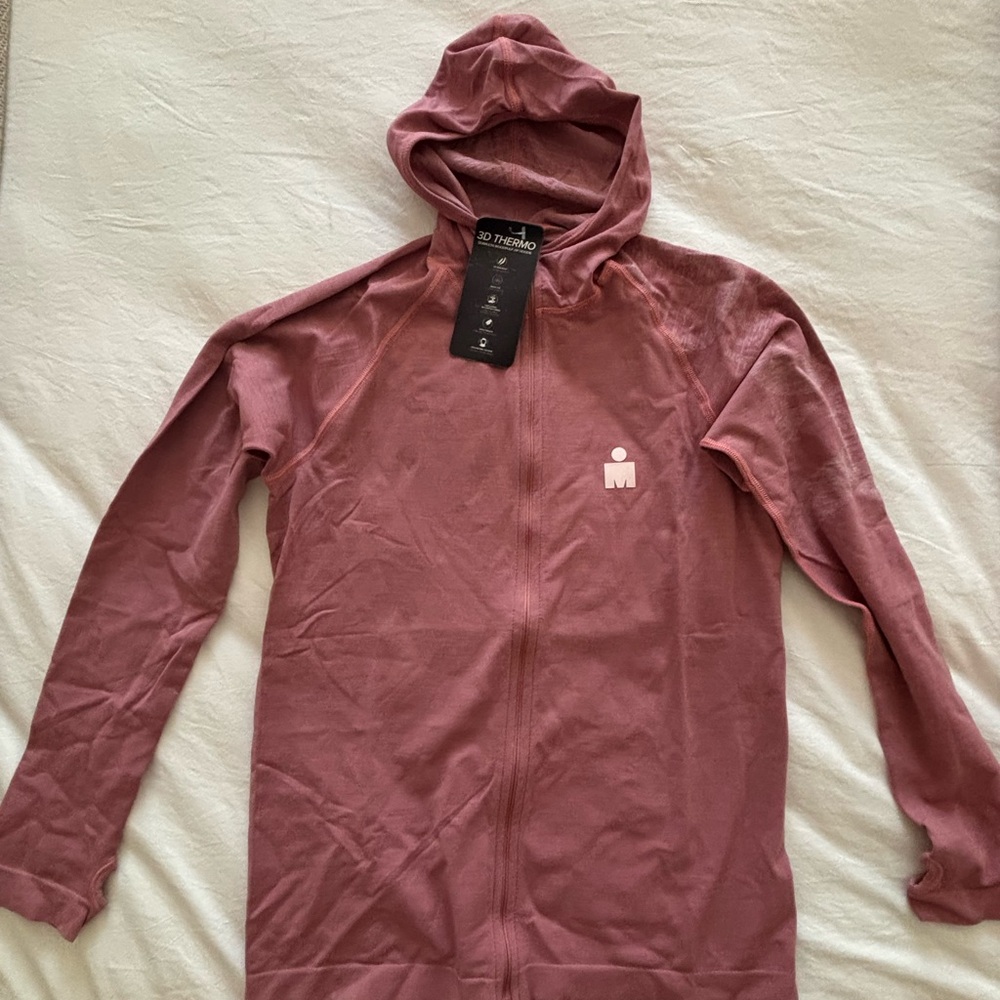 Pink Full-Zip Hoodie